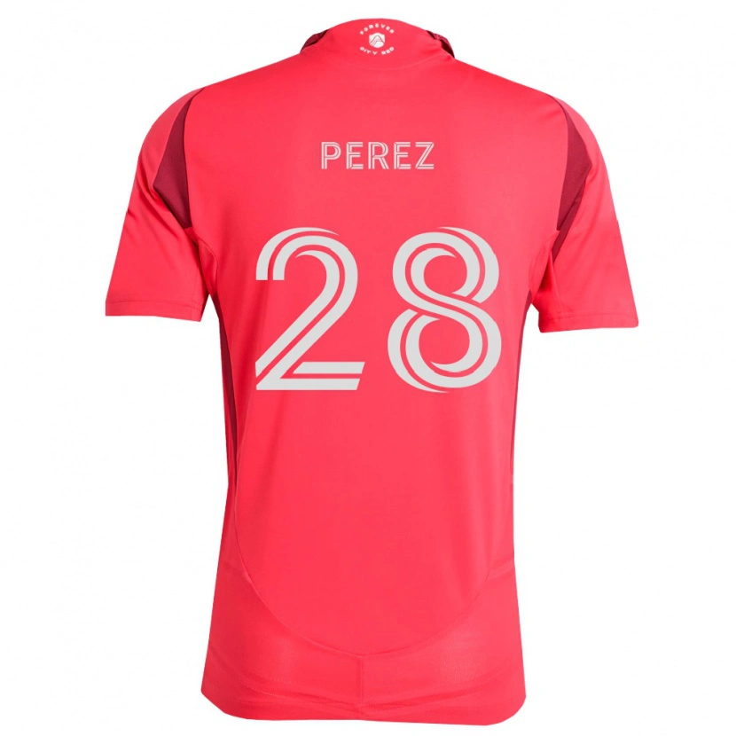 Danxen Herren Miguel Perez #28 Magenta Weiß Heimtrikot Trikot 2026/27 T-Shirt Österreich