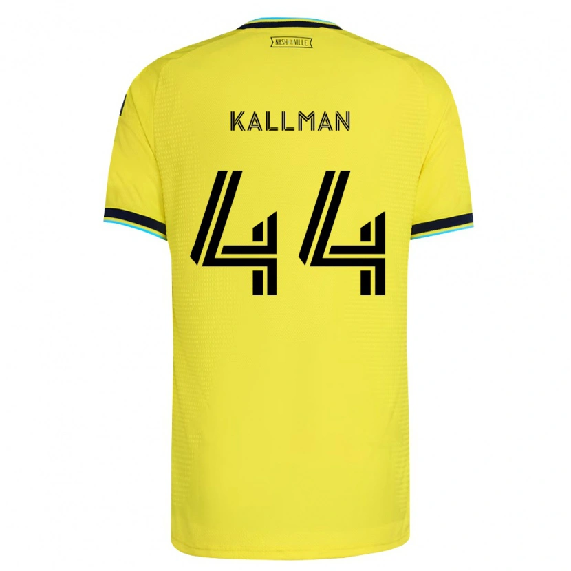 Danxen Herren Brent Kallman #44 Hellgelb Marineblau Heimtrikot Trikot 2026/27 T-Shirt Österreich