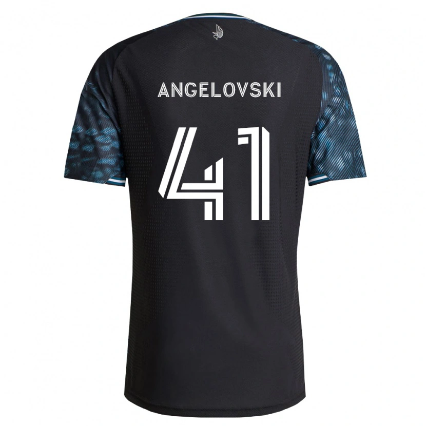 Danxen Herren Lazar Angelovski #41 Schwarz Weiß Heimtrikot Trikot 2026/27 T-Shirt Österreich