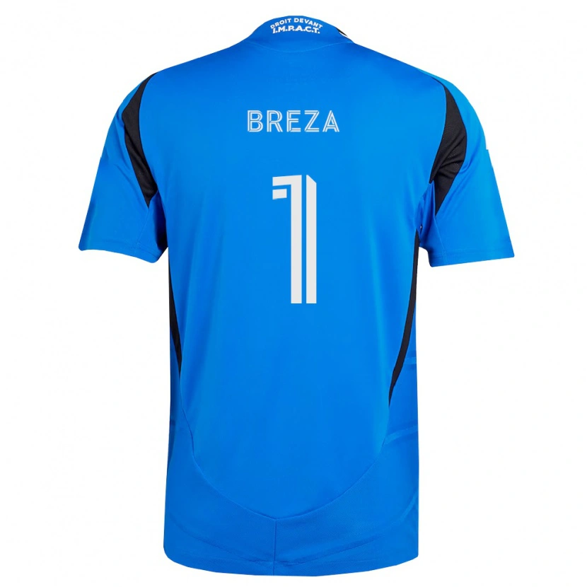 Danxen Herren Sébastian Breza #1 Blau Weiß Schwarz Heimtrikot Trikot 2026/27 T-Shirt Österreich