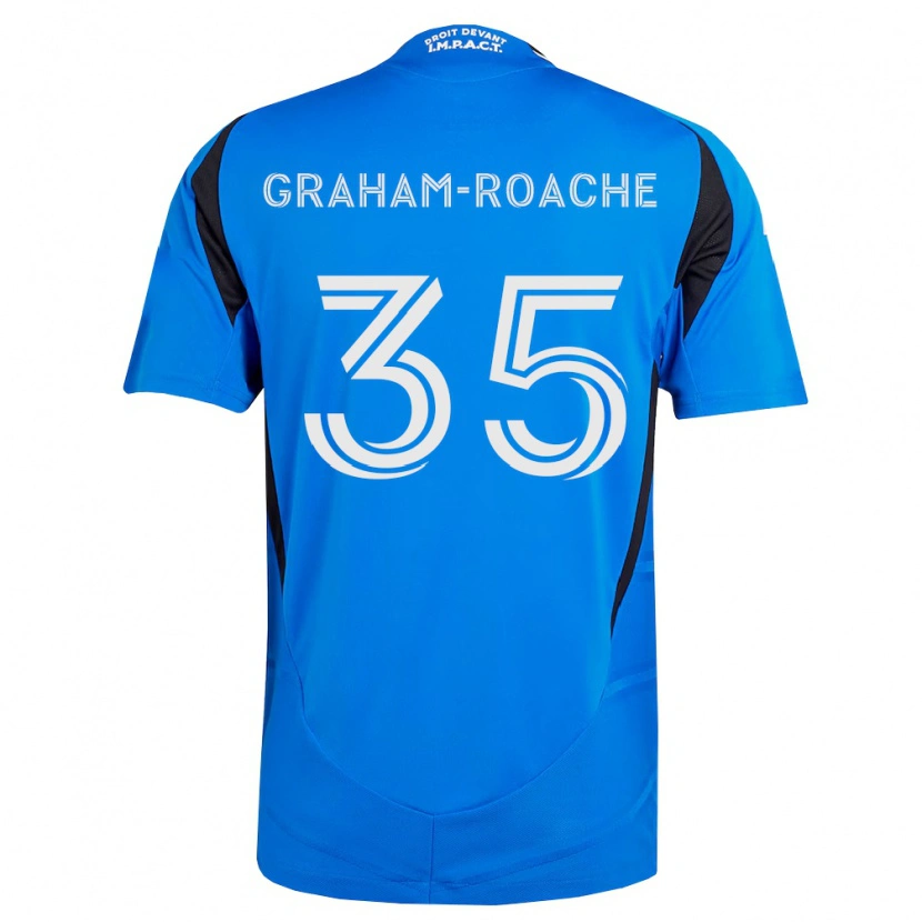 Danxen Herren Owen Graham-Roache #35 Blau Weiß Schwarz Heimtrikot Trikot 2026/27 T-Shirt Österreich