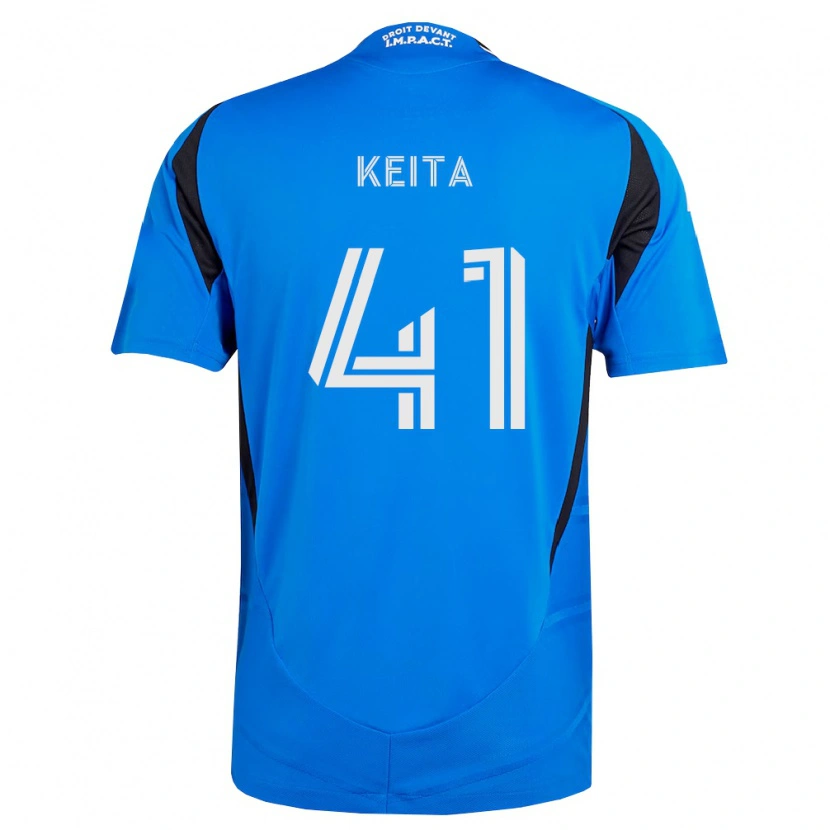 Danxen Herren Samsy Keita #41 Blau Weiß Schwarz Heimtrikot Trikot 2026/27 T-Shirt Österreich