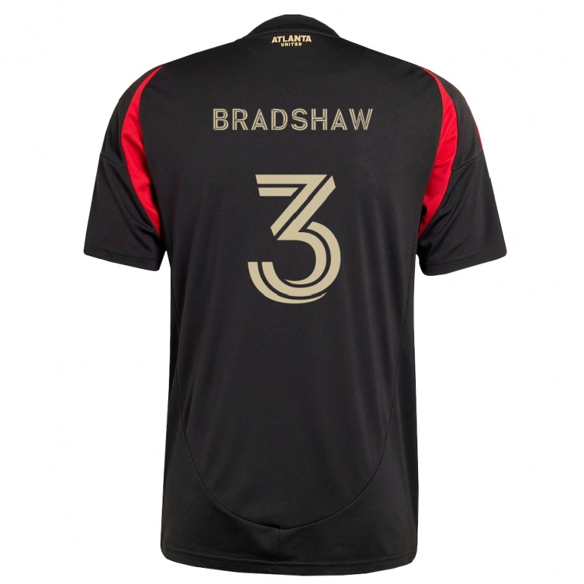 Danxen Herren Jalani Bradshaw #3 Schwarz Rot Heimtrikot Trikot 2026/27 T-Shirt Österreich