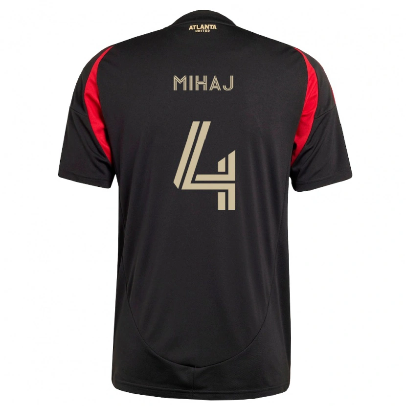 Danxen Herren Enea Mihaj #4 Schwarz Rot Heimtrikot Trikot 2026/27 T-Shirt Österreich