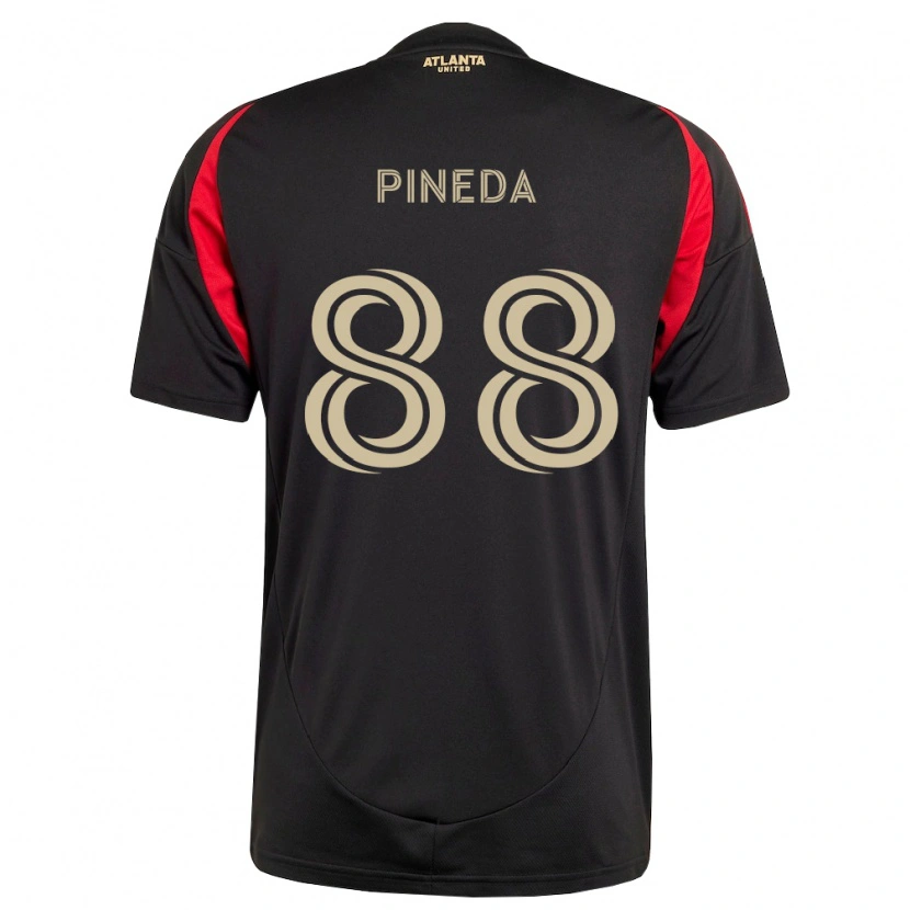 Danxen Herren Miguel Pineda #88 Schwarz Rot Heimtrikot Trikot 2026/27 T-Shirt Österreich