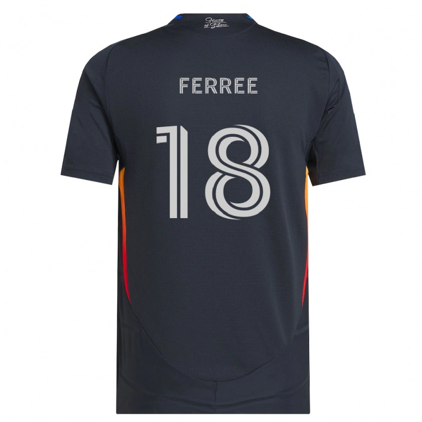 Danxen Herren Duran Ferree #18 Dunkelgrau Rot Heimtrikot Trikot 2026/27 T-Shirt Österreich