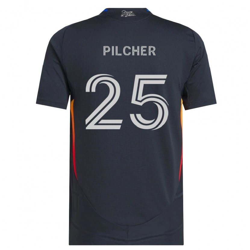 Danxen Herren Ian Pilcher #25 Dunkelgrau Rot Heimtrikot Trikot 2026/27 T-Shirt Österreich