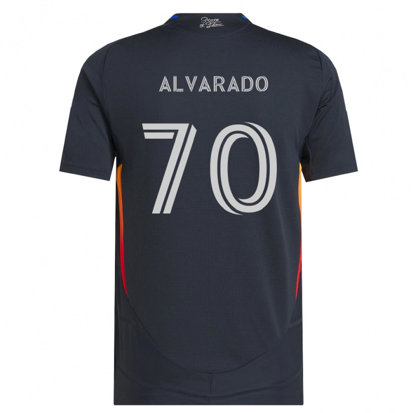 Danxen Herren Alejandro Alvarado #70 Dunkelgrau Rot Heimtrikot Trikot 2026/27 T-Shirt Österreich