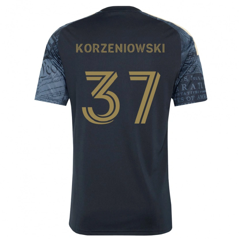 Danxen Herren Stas Korzeniowski #37 Marineblau Braun Heimtrikot Trikot 2026/27 T-Shirt Österreich