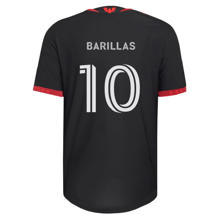 Danxen Herren Mayson Barillas #10 Schwarz Weiß Rot Heimtrikot Trikot 2026/27 T-Shirt Österreich