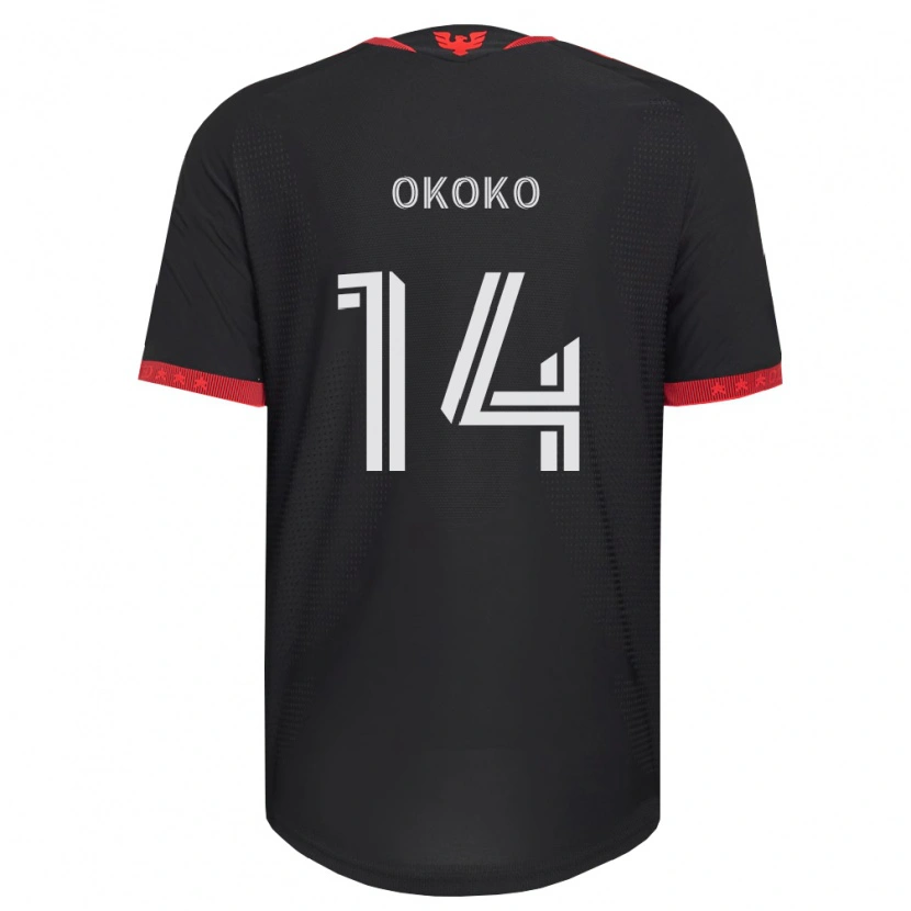 Danxen Herren Lohamba Okoko #14 Schwarz Weiß Rot Heimtrikot Trikot 2026/27 T-Shirt Österreich