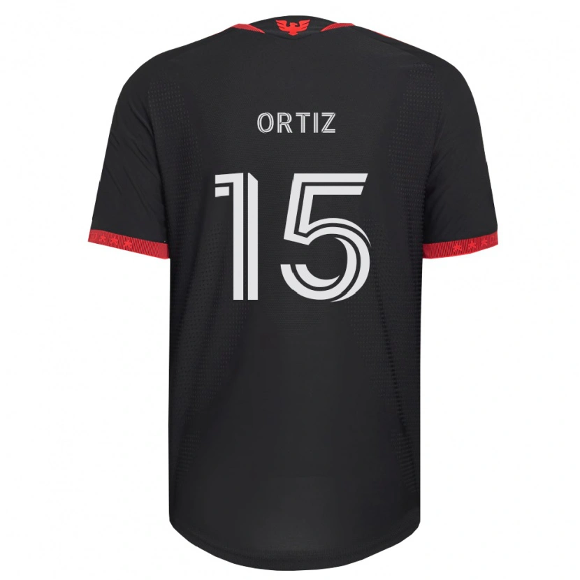 Danxen Herren Edwin Ortiz #15 Schwarz Weiß Rot Heimtrikot Trikot 2026/27 T-Shirt Österreich