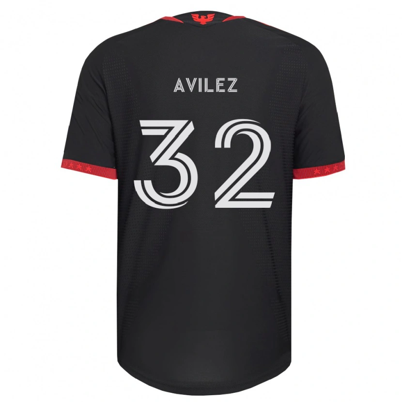Danxen Herren Oscar Avilez #32 Schwarz Weiß Rot Heimtrikot Trikot 2026/27 T-Shirt Österreich