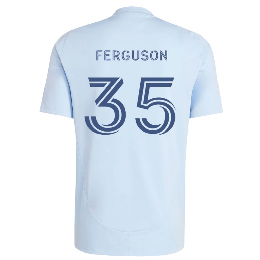 Danxen Herren Mitchell Ferguson #35 Hellblau Hellgrau Heimtrikot Trikot 2026/27 T-Shirt Österreich