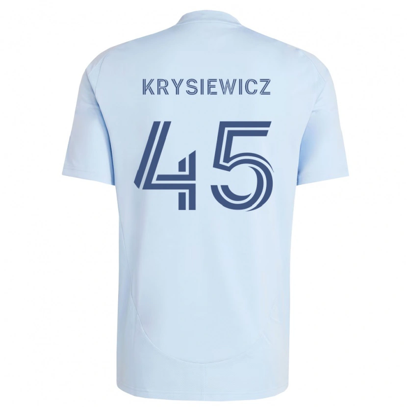 Danxen Herren Brady Krysiewicz #45 Hellblau Hellgrau Heimtrikot Trikot 2026/27 T-Shirt Österreich