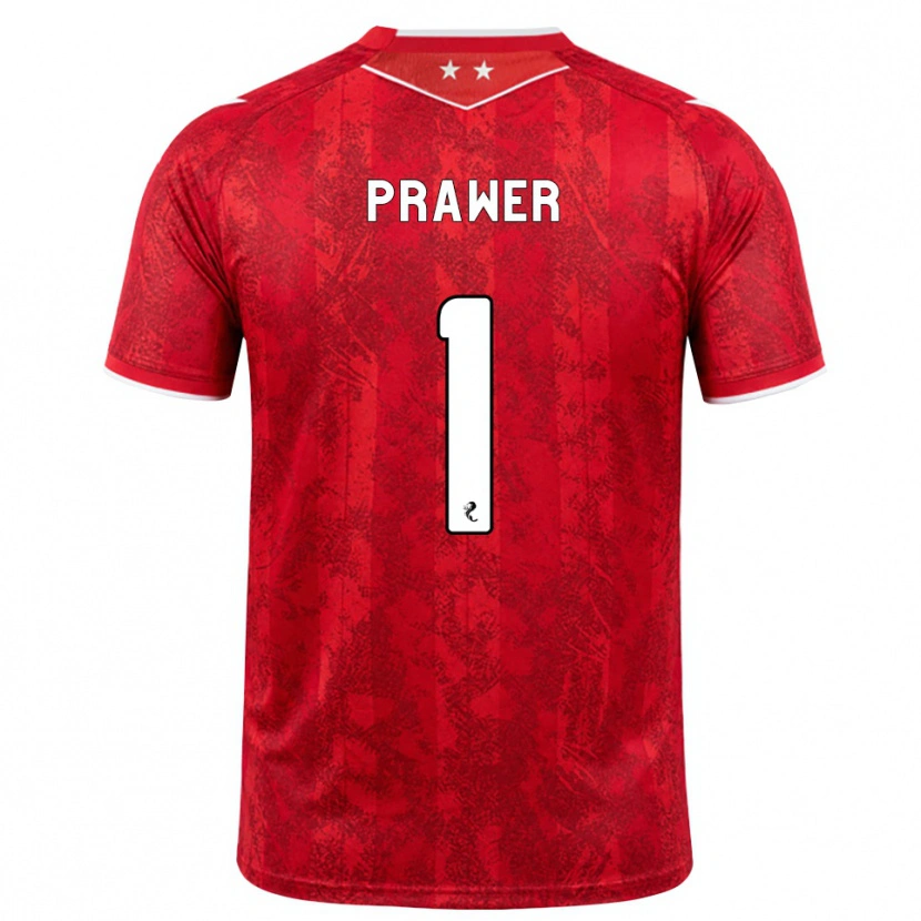 Danxen Herren Anna Prawer #1 Rot Weiß Heimtrikot Trikot 2026/27 T-Shirt Österreich