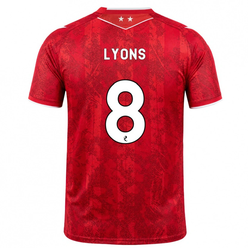 Danxen Herren Brad Lyons #8 Rot Weiß Heimtrikot Trikot 2026/27 T-Shirt Österreich