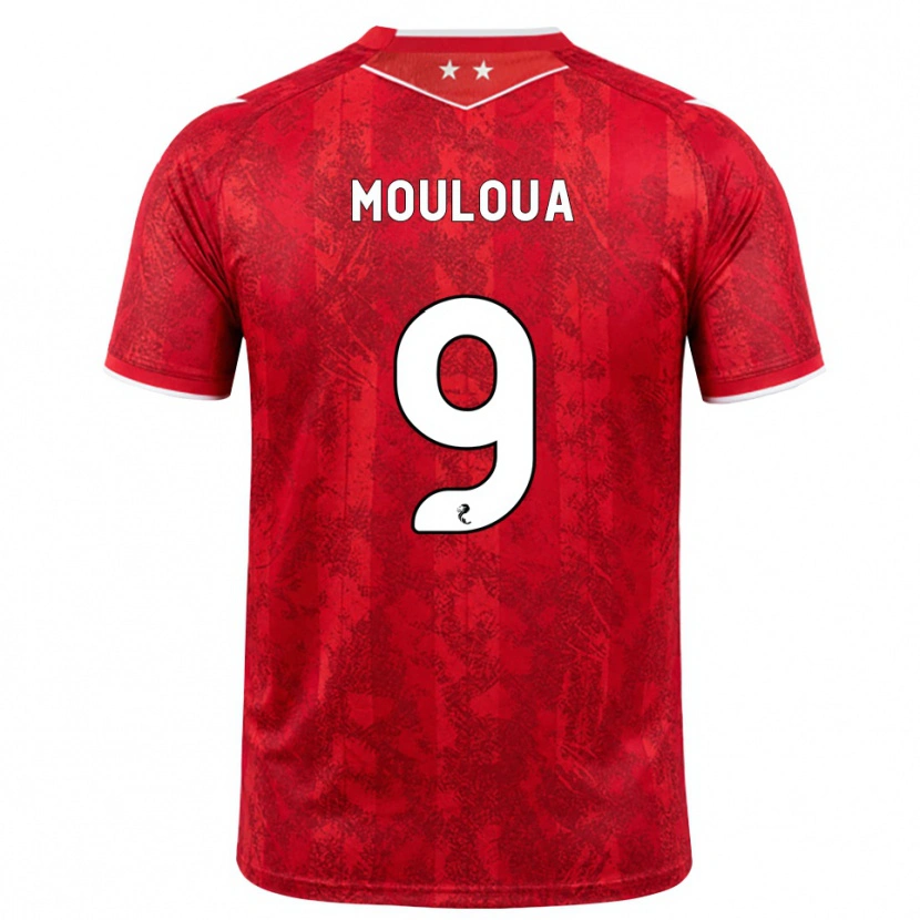 Danxen Herren Ayoub Mouloua #9 Rot Weiß Heimtrikot Trikot 2026/27 T-Shirt Österreich
