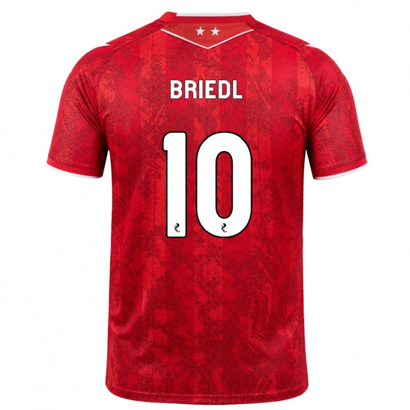 Danxen Herren Alexander Briedl #10 Rot Weiß Heimtrikot Trikot 2026/27 T-Shirt Österreich