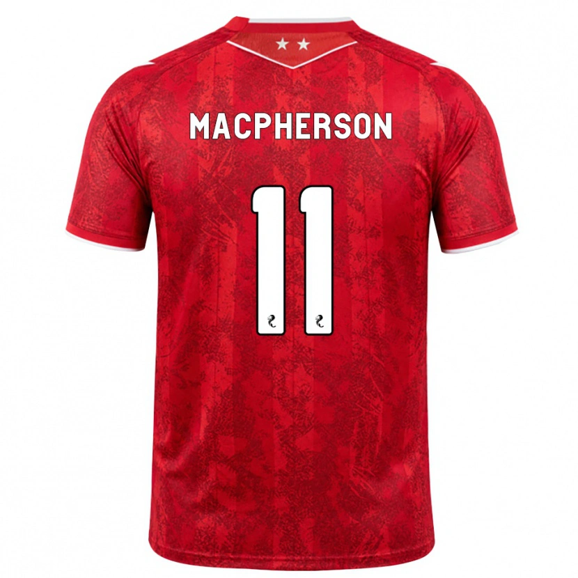 Danxen Herren Keira Macpherson #11 Rot Weiß Heimtrikot Trikot 2026/27 T-Shirt Österreich