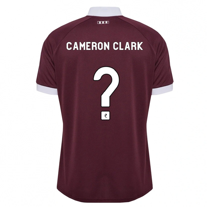 Danxen Herren Cameron Clark #0 Burgunder Weiß Heimtrikot Trikot 2026/27 T-Shirt Österreich