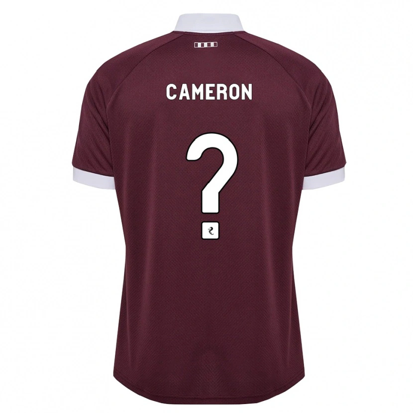 Danxen Herren Ruaridh Cameron #0 Burgunder Weiß Heimtrikot Trikot 2026/27 T-Shirt Österreich
