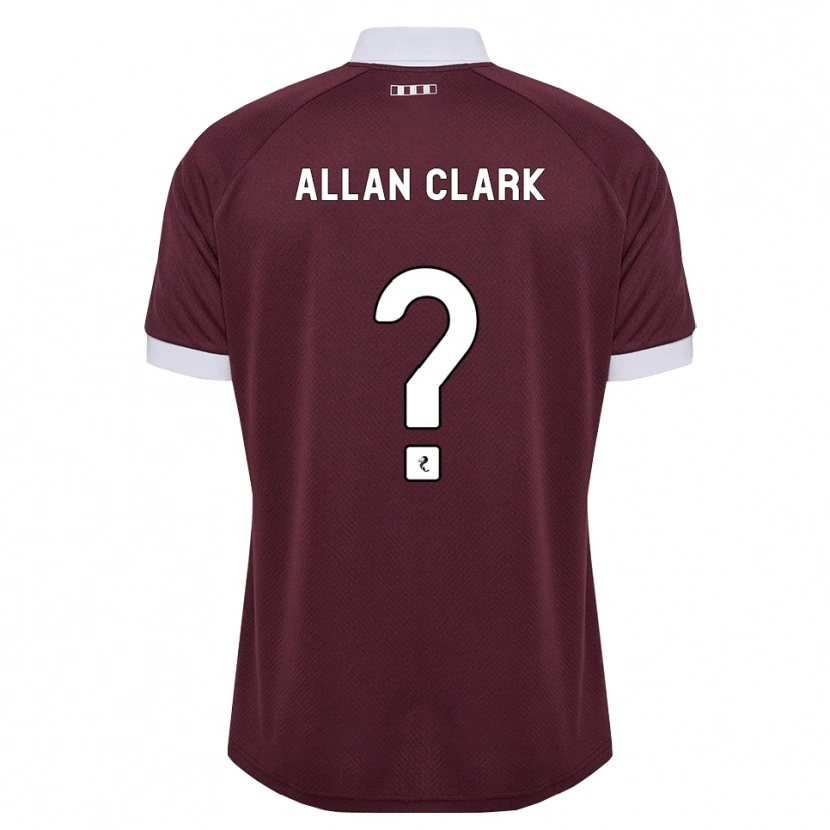 Danxen Herren Allan Clark #0 Burgunder Weiß Heimtrikot Trikot 2026/27 T-Shirt Österreich