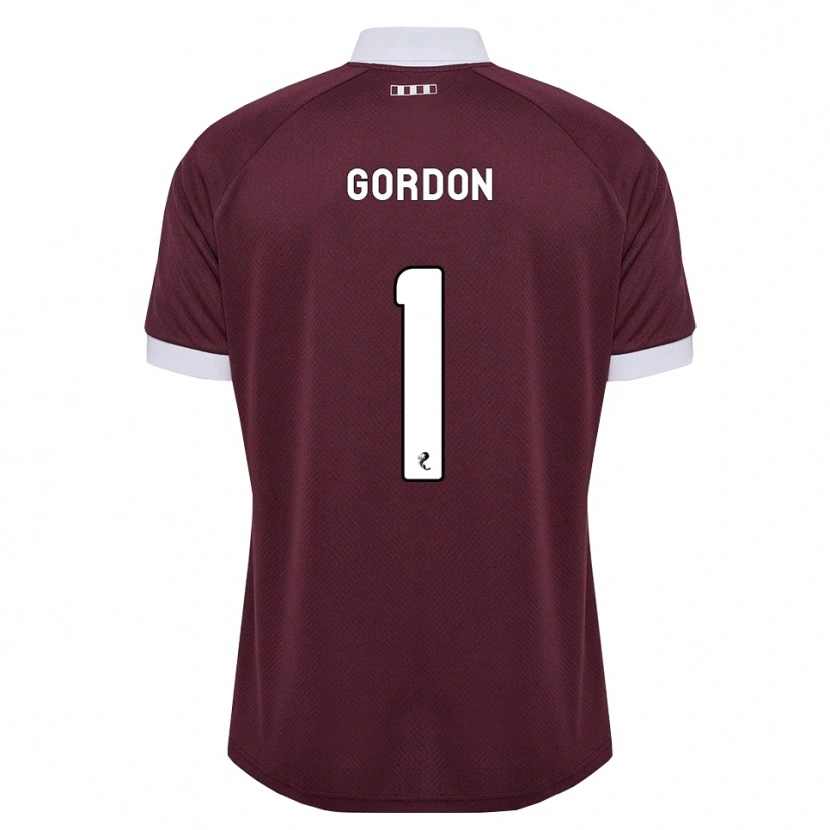 Danxen Herren Craig Gordon #1 Burgunder Weiß Heimtrikot Trikot 2026/27 T-Shirt Österreich