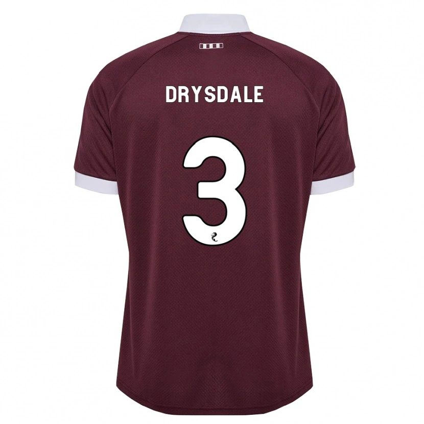 Danxen Herren Ethan Drysdale #3 Burgunder Weiß Heimtrikot Trikot 2026/27 T-Shirt Österreich