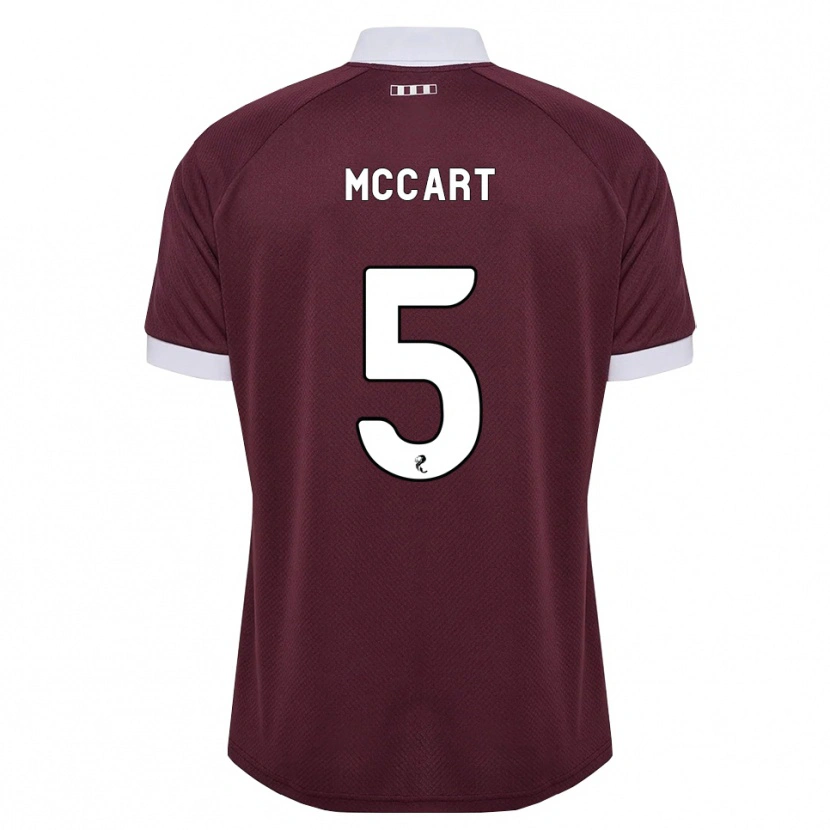 Danxen Herren Jamie Mccart #5 Burgunder Weiß Heimtrikot Trikot 2026/27 T-Shirt Österreich
