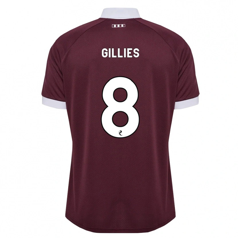 Danxen Herren Matthew Gillies #8 Burgunder Weiß Heimtrikot Trikot 2026/27 T-Shirt Österreich