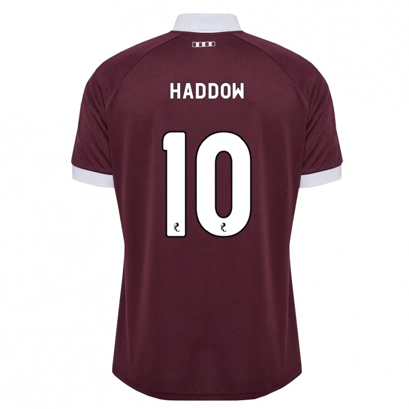 Danxen Herren Aiden Haddow #10 Burgunder Weiß Heimtrikot Trikot 2026/27 T-Shirt Österreich
