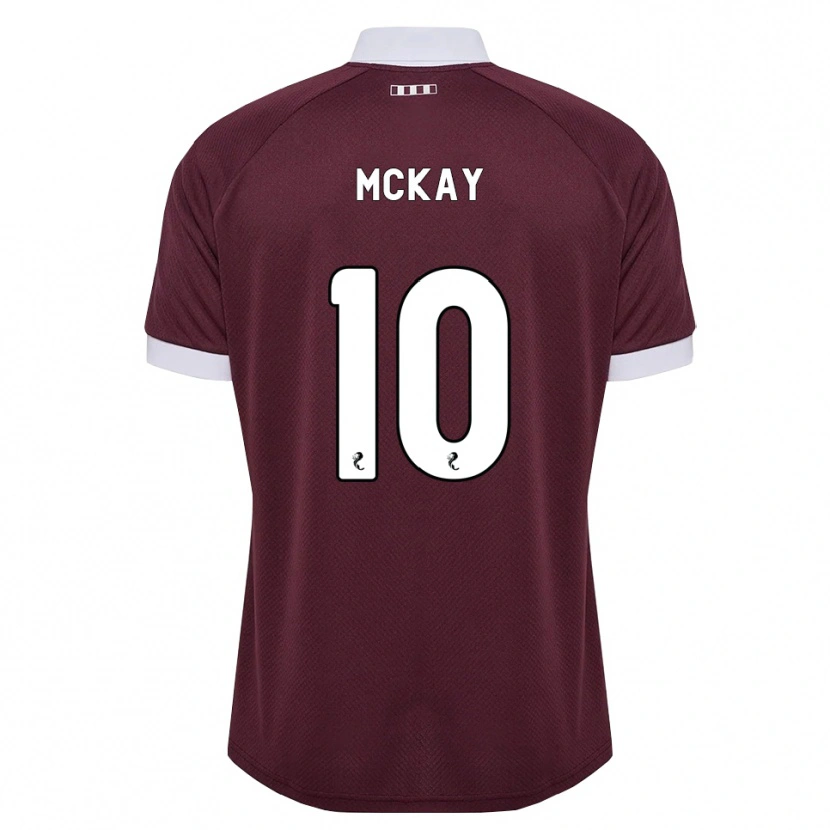 Danxen Herren Barrie Mckay #10 Burgunder Weiß Heimtrikot Trikot 2026/27 T-Shirt Österreich
