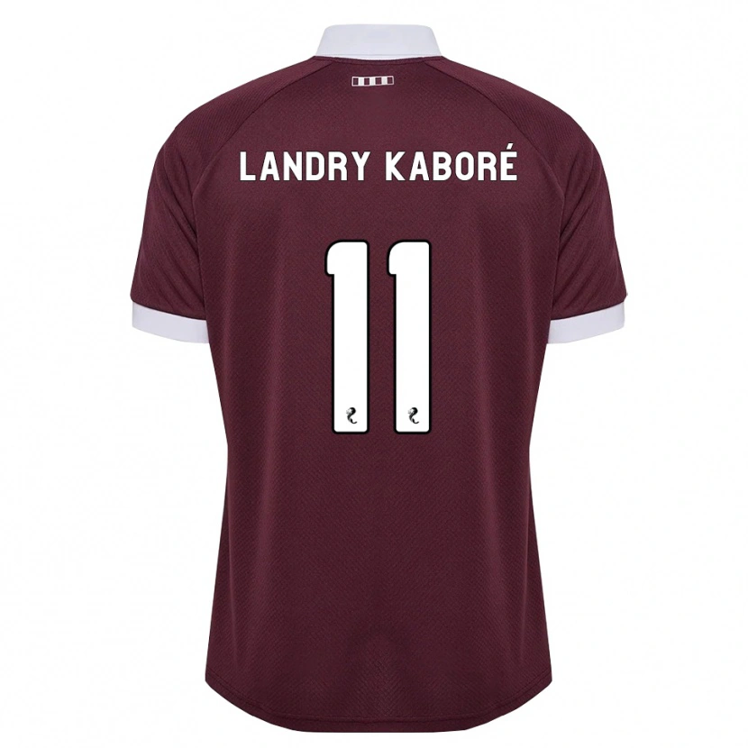 Danxen Herren Pierre Landry Kaboré #11 Burgunder Weiß Heimtrikot Trikot 2026/27 T-Shirt Österreich