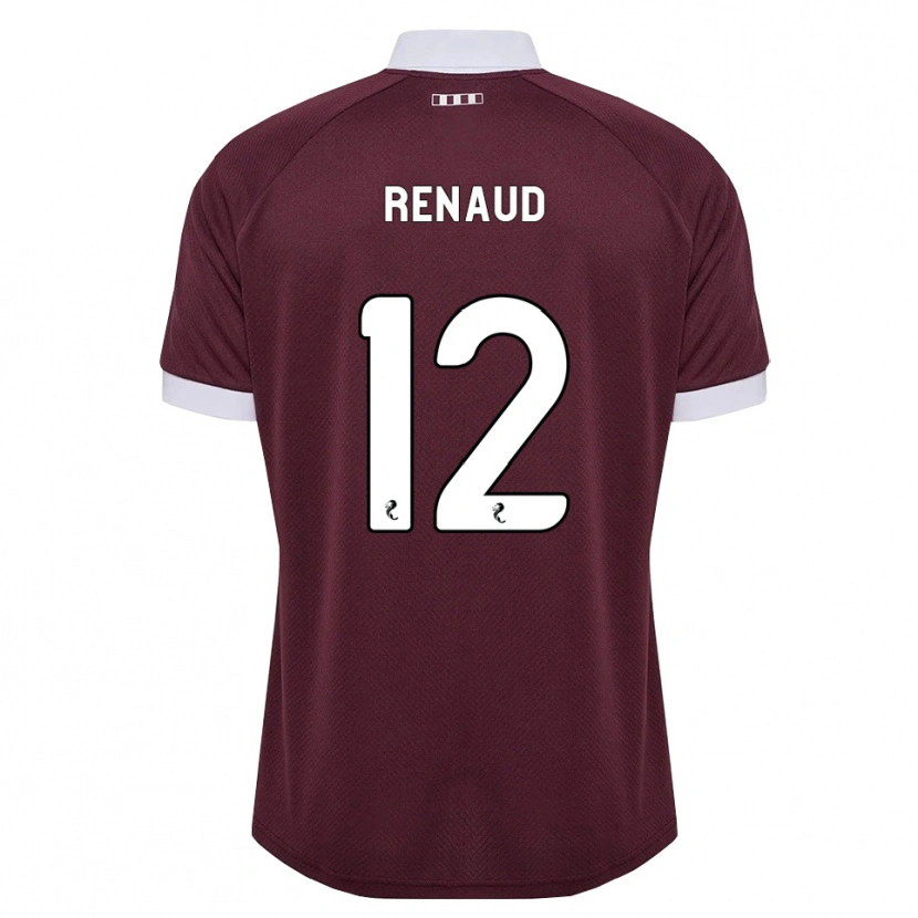 Danxen Herren Tom Renaud #12 Burgunder Weiß Heimtrikot Trikot 2026/27 T-Shirt Österreich