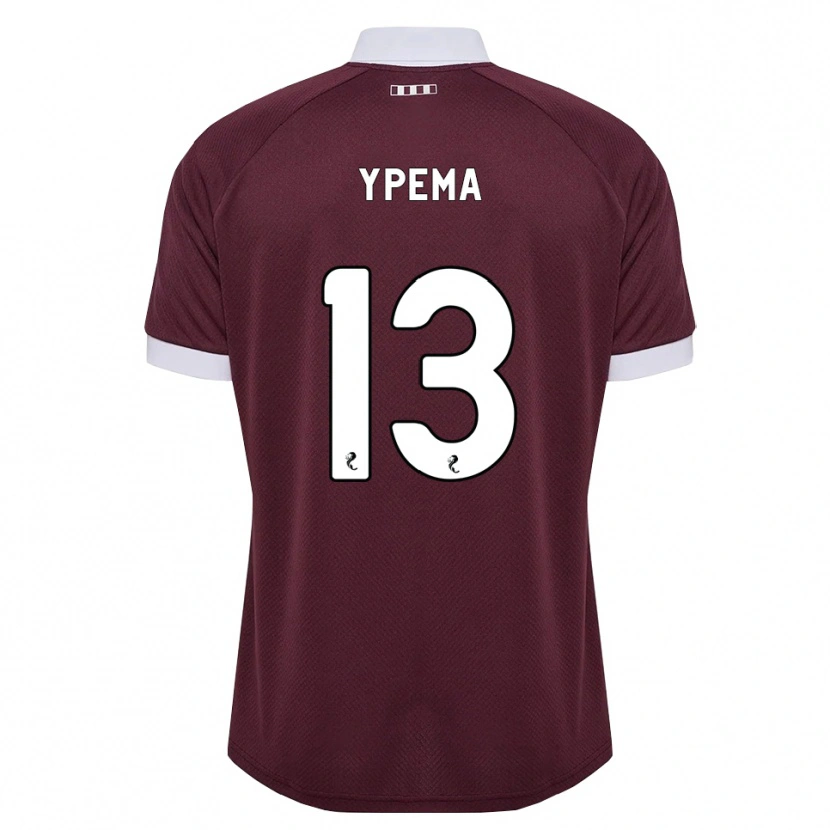 Danxen Herren Danique Ypema #13 Burgunder Weiß Heimtrikot Trikot 2026/27 T-Shirt Österreich