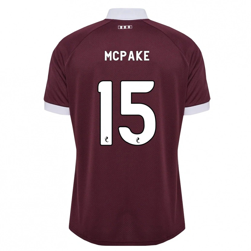 Danxen Herren Josh Mcpake #15 Burgunder Weiß Heimtrikot Trikot 2026/27 T-Shirt Österreich