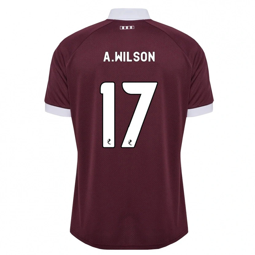 Danxen Herren Alfie Wilson #17 Burgunder Weiß Heimtrikot Trikot 2026/27 T-Shirt Österreich