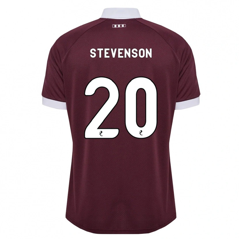 Danxen Herren Gus Stevenson #20 Burgunder Weiß Heimtrikot Trikot 2026/27 T-Shirt Österreich