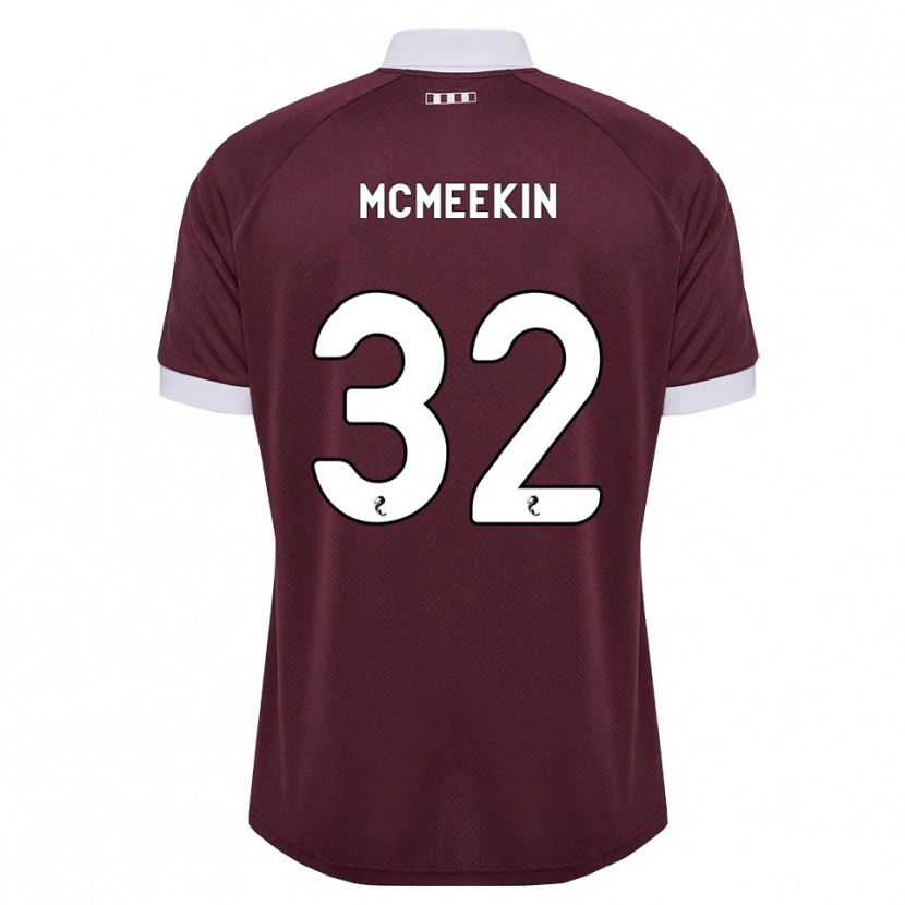 Danxen Herren Keir Mcmeekin #32 Burgunder Weiß Heimtrikot Trikot 2026/27 T-Shirt Österreich