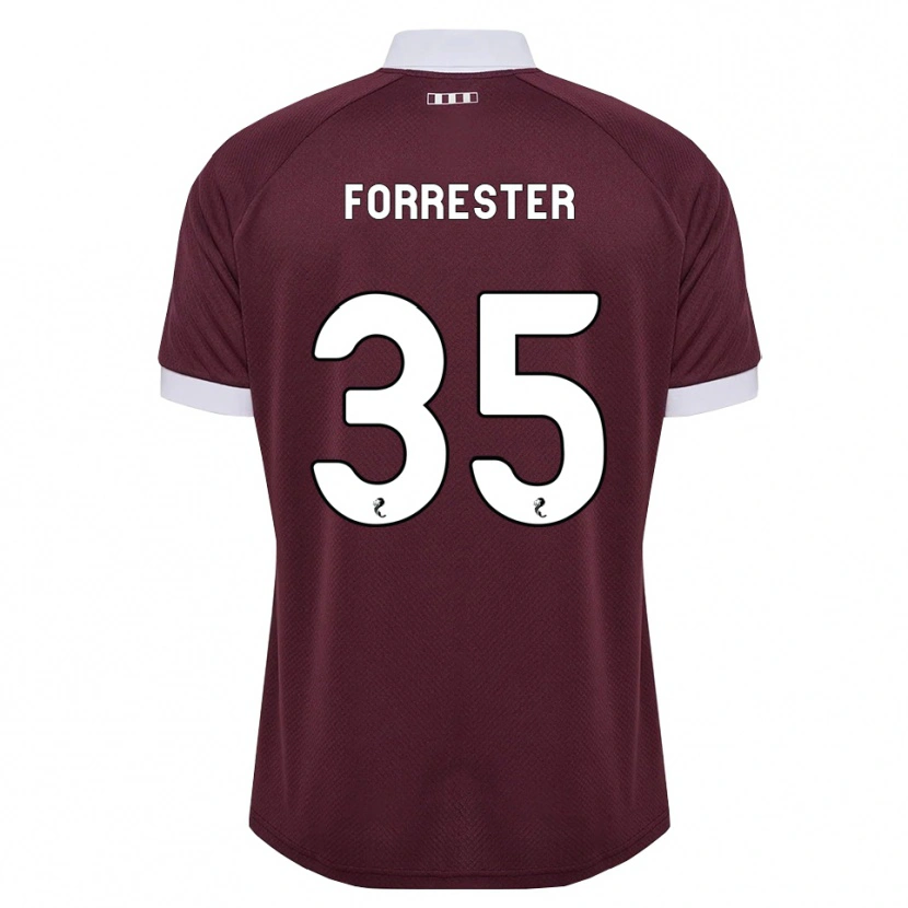 Danxen Herren Adam Forrester #35 Burgunder Weiß Heimtrikot Trikot 2026/27 T-Shirt Österreich