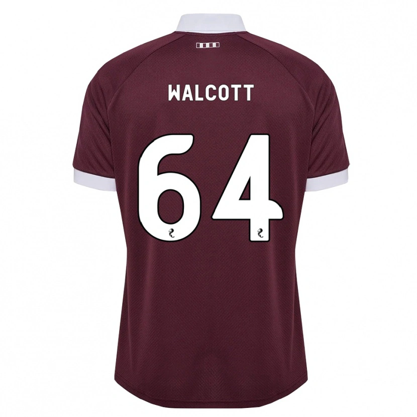 Danxen Herren Malachi Fagan-Walcott #64 Burgunder Weiß Heimtrikot Trikot 2026/27 T-Shirt Österreich