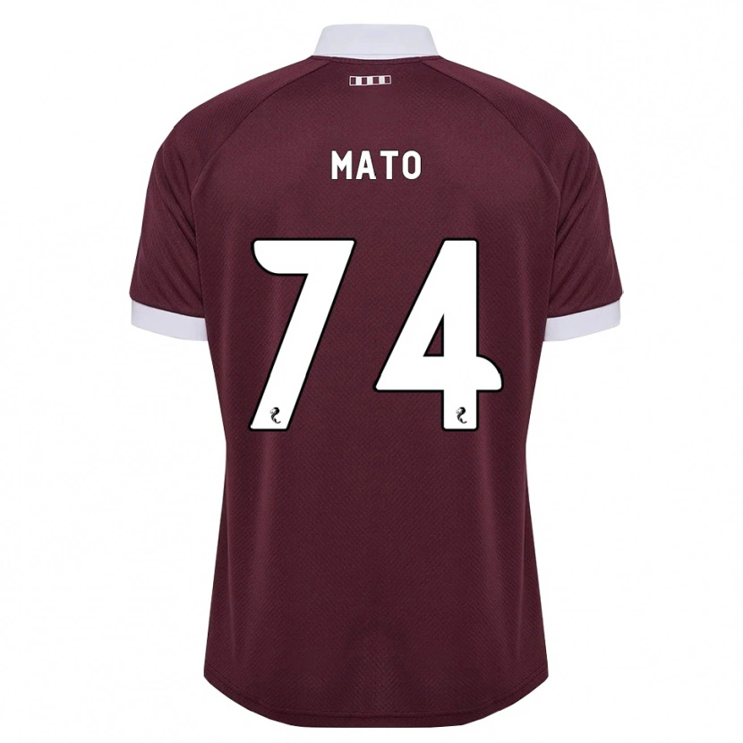Danxen Herren Rogers Mato #74 Burgunder Weiß Heimtrikot Trikot 2026/27 T-Shirt Österreich
