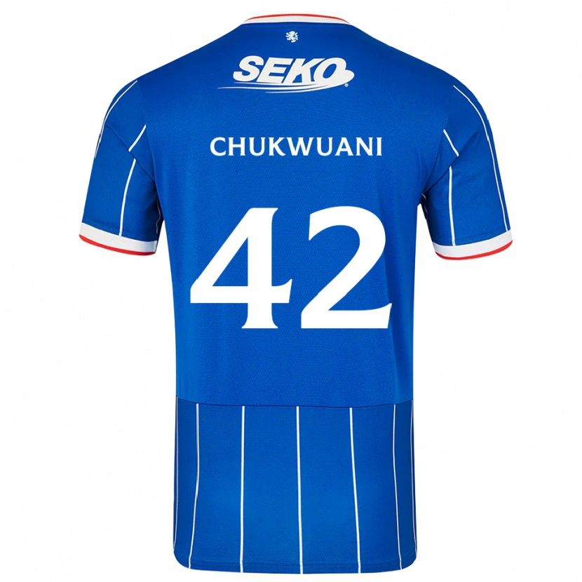 Danxen Herren Tochi Chukwuani #42 Rot Blau Weiß Heimtrikot Trikot 2026/27 T-Shirt Österreich