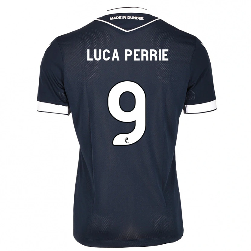 Danxen Herren Luca Perrie #9 Mitternachtsblau Weiß Heimtrikot Trikot 2026/27 T-Shirt Österreich