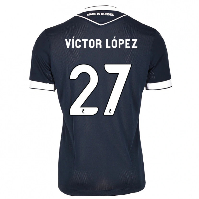 Danxen Herren Victor Lopez #27 Mitternachtsblau Weiß Heimtrikot Trikot 2026/27 T-Shirt Österreich
