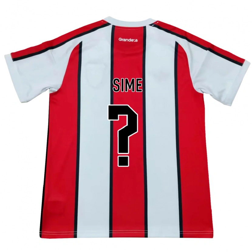 Danxen Herren Sebastián Sime #0 Weiß Rot Schwarz Auswärtstrikot Trikot 2026/27 T-Shirt Österreich