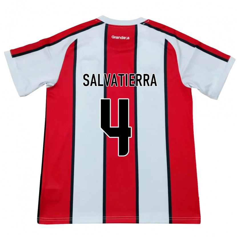 Danxen Herren Thiago Salvatierra #4 Weiß Rot Schwarz Auswärtstrikot Trikot 2026/27 T-Shirt Österreich