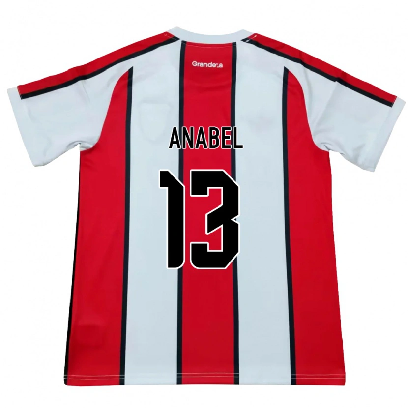 Danxen Herren Giuliana Anabel González Ranzuglia #13 Weiß Rot Schwarz Auswärtstrikot Trikot 2026/27 T-Shirt Österreich