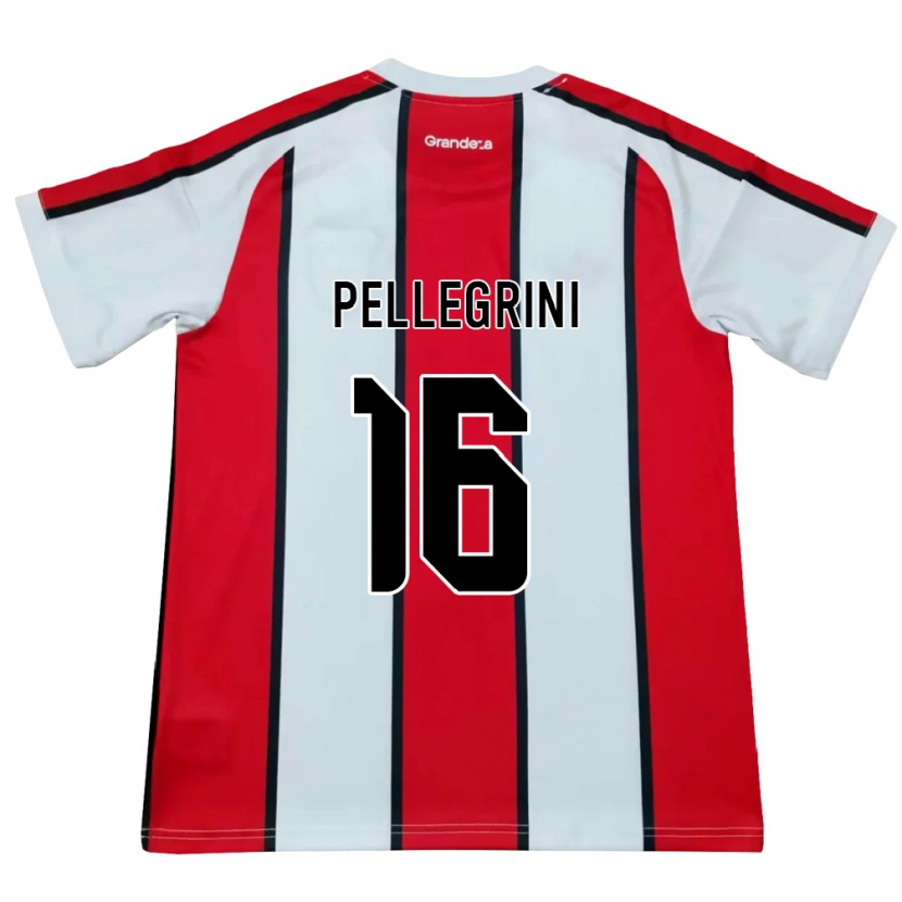 Danxen Herren Thiago Pellegrini #16 Weiß Rot Schwarz Auswärtstrikot Trikot 2026/27 T-Shirt Österreich